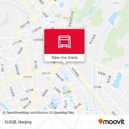 站前路 map