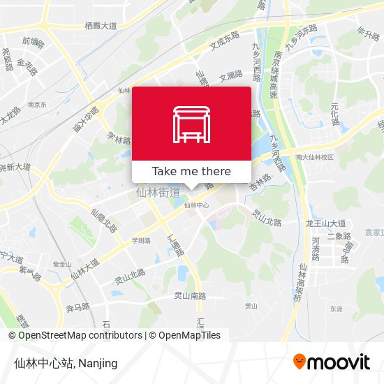 仙林中心站 map
