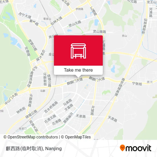 麒西路(临时取消) map
