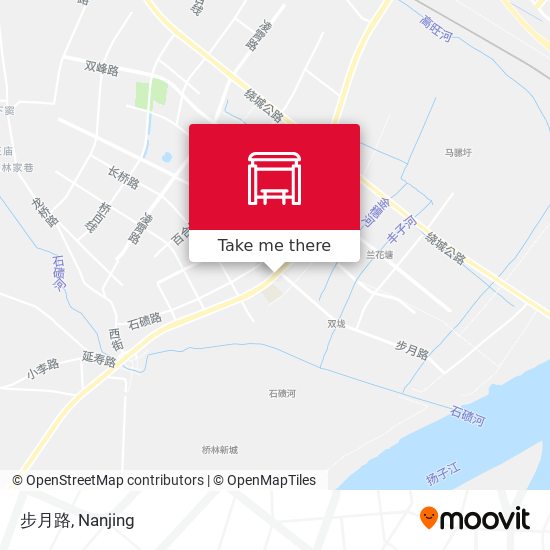 步月路 map