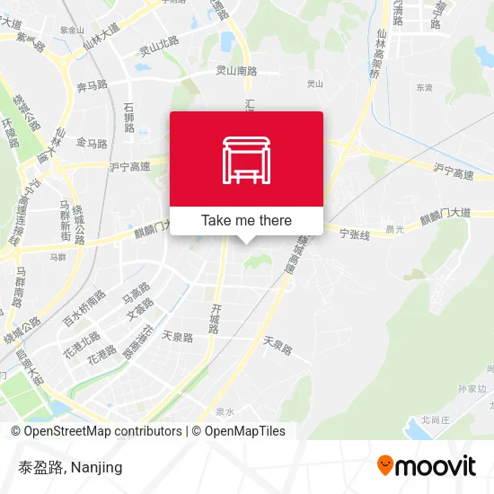 泰盈路 map