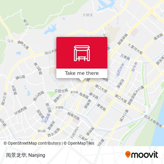 阅景龙华 map
