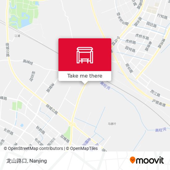 龙山路口 map