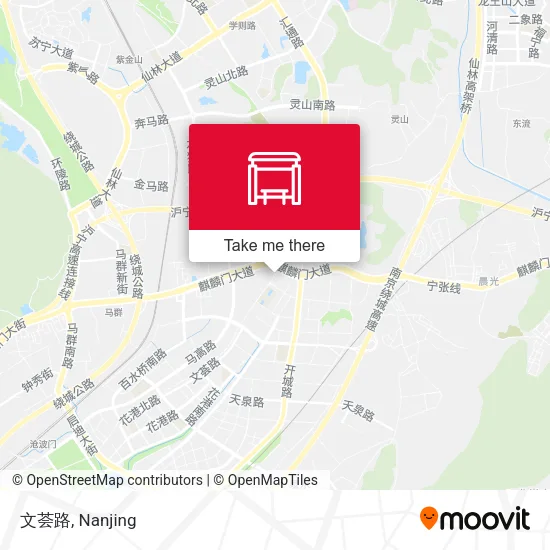 文荟路 map