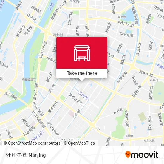 牡丹江街 map