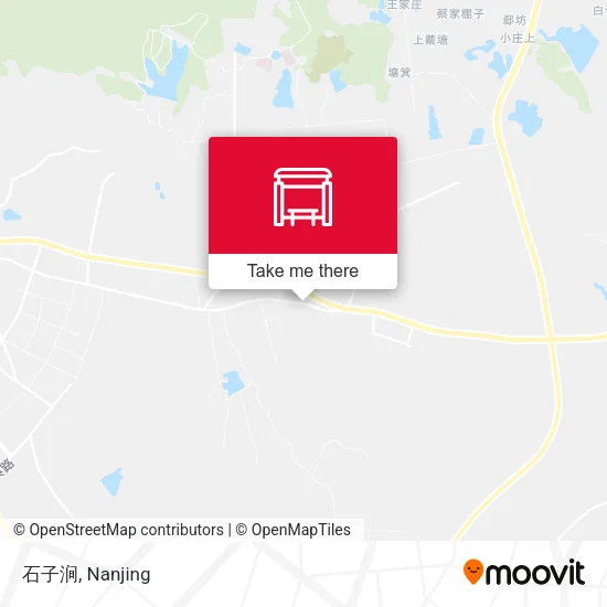 石子涧 map