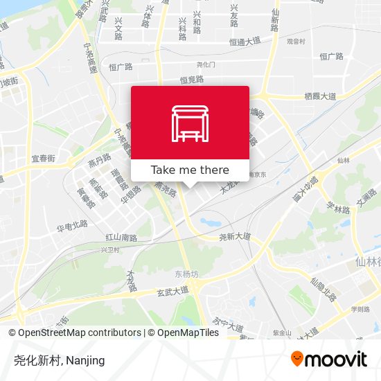 尧化新村 map