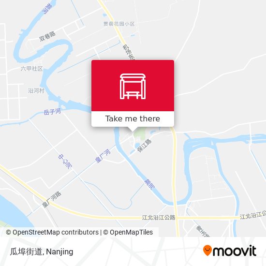 瓜埠街道 map