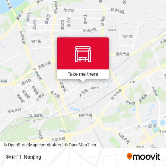 尧化门 map