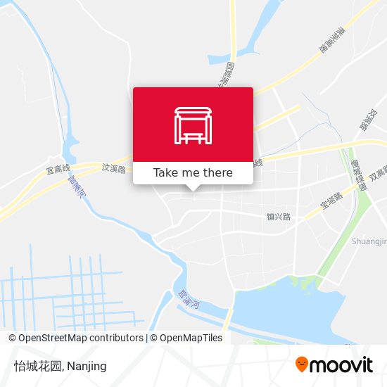 怡城花园 map