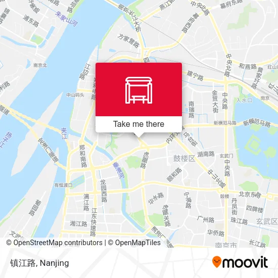 镇江路 map