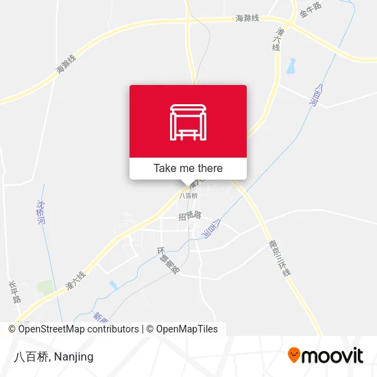 八百桥 map