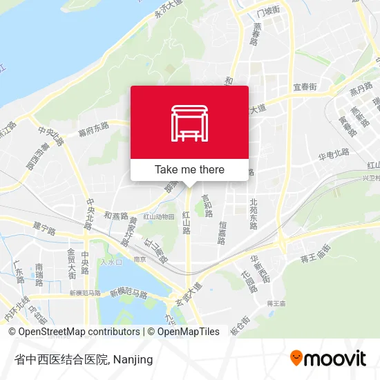 省中西医结合医院 map