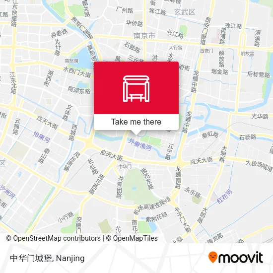 中华门城堡 map