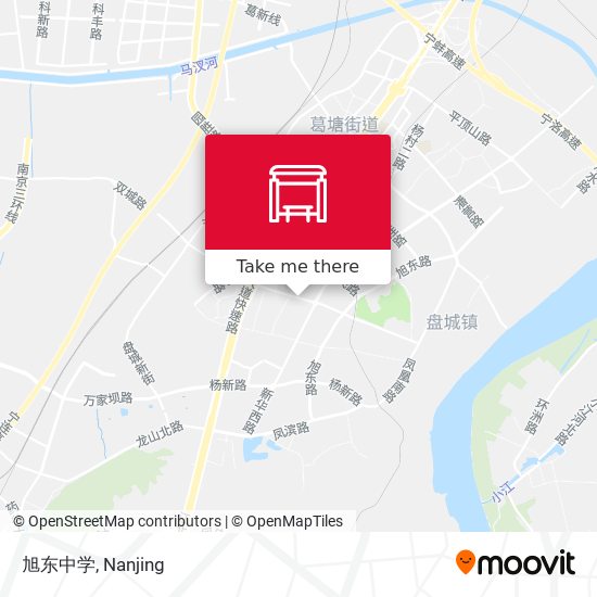 旭东中学 map