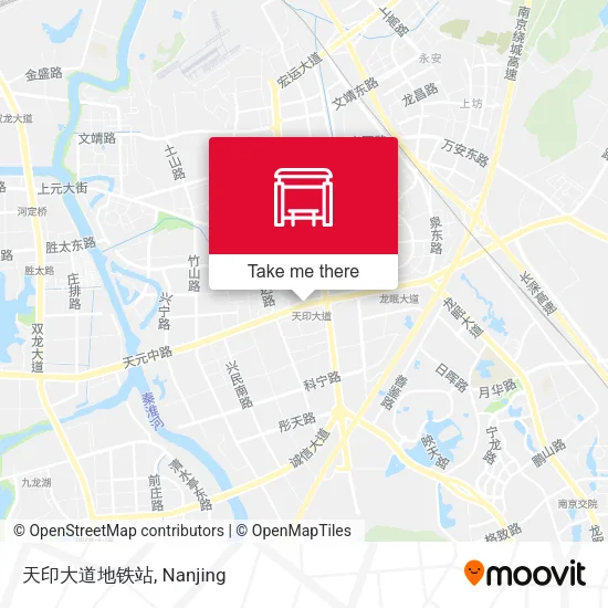 天印大道地铁站 map