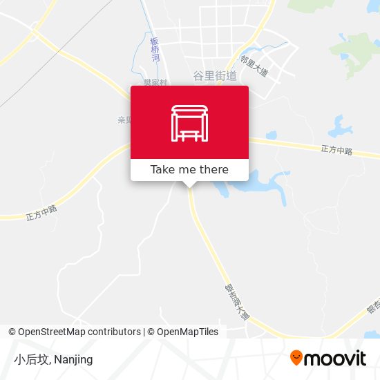 小后坟 map