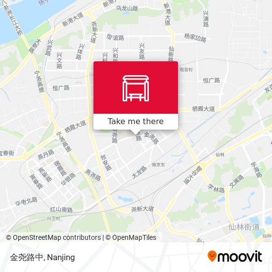 金尧路中 map