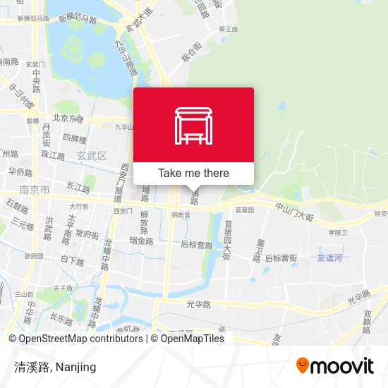 清溪路 map