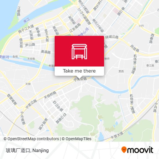 玻璃厂道口 map