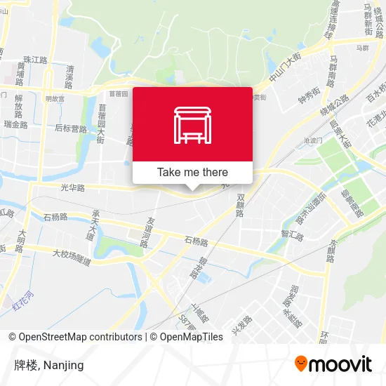 牌楼 map