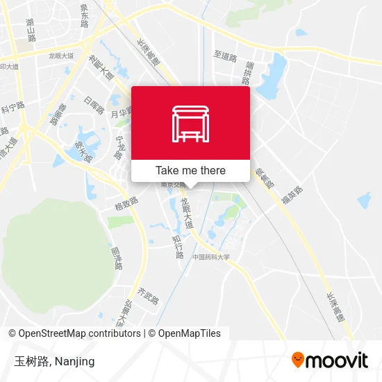 玉树路 map