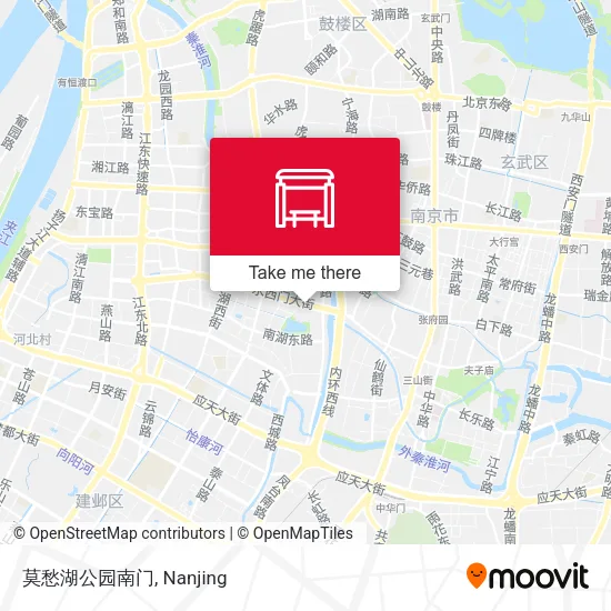 莫愁湖公园南门 map