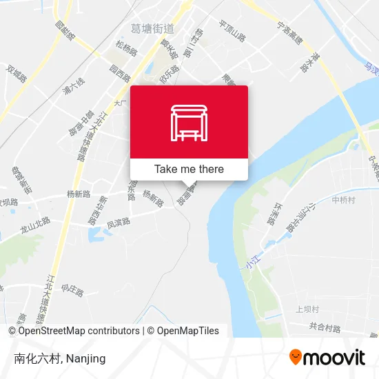 南化六村 map