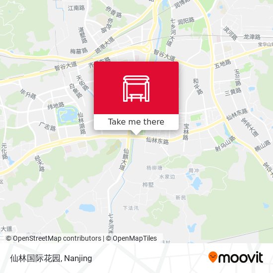仙林国际花园 map