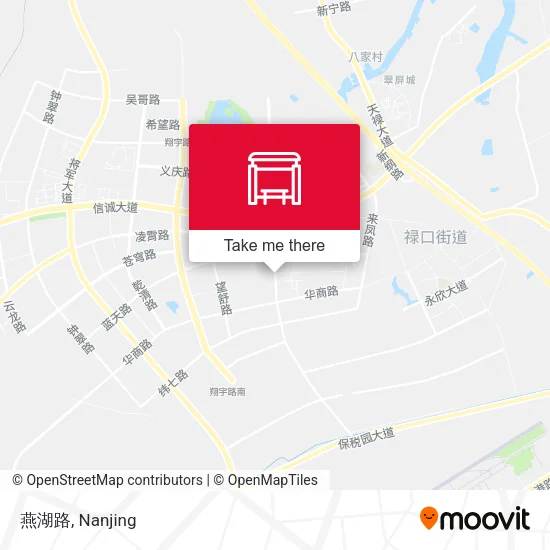 燕湖路 map