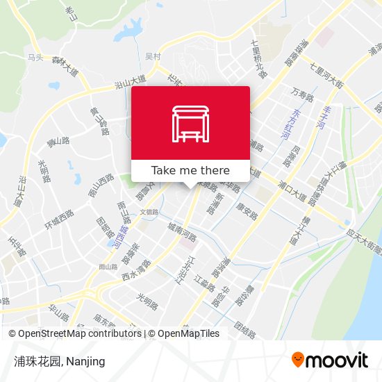 浦珠花园 map