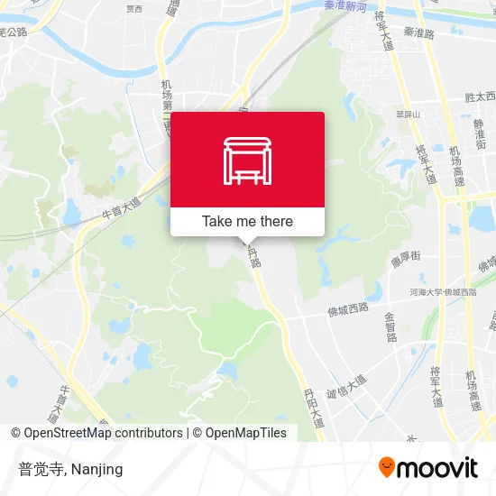 普觉寺 map