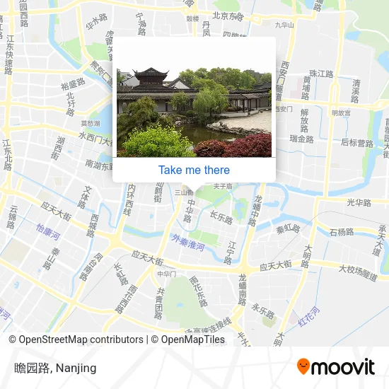 瞻园路 map