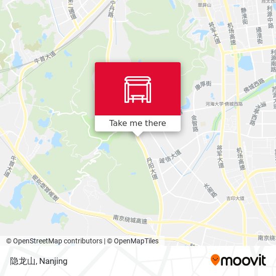 隐龙山 map