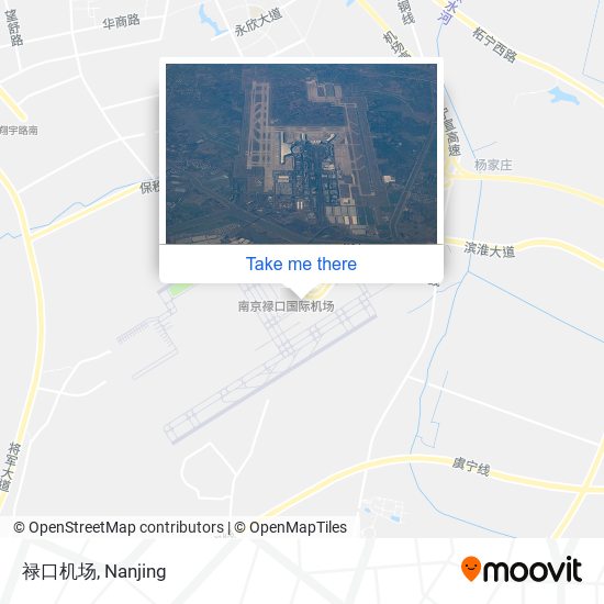 禄口机场 map