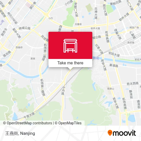 王燕街 map