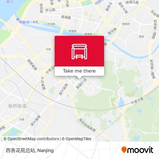 西善花苑总站 map