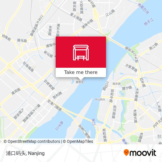 浦口码头 map