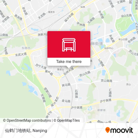 仙鹤门地铁站 map
