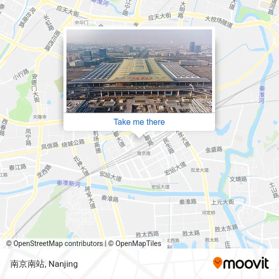 南京南站 map