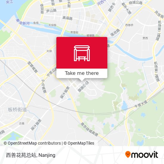 西善花苑总站 map