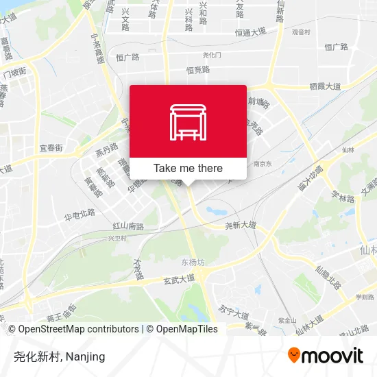 尧化新村 map