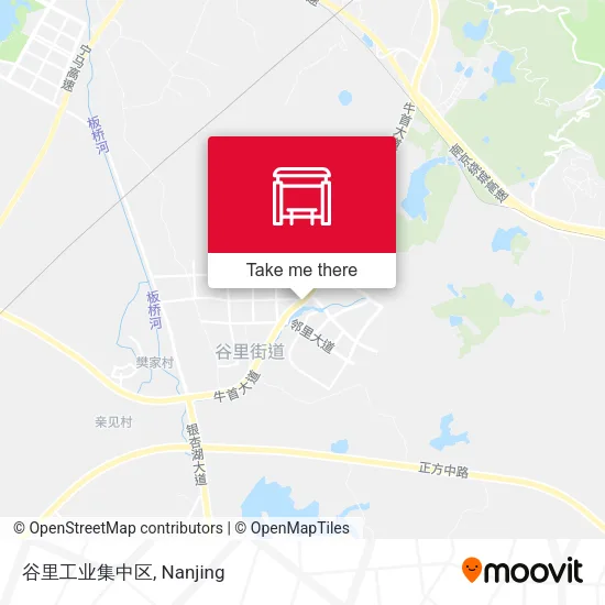 谷里工业集中区 map