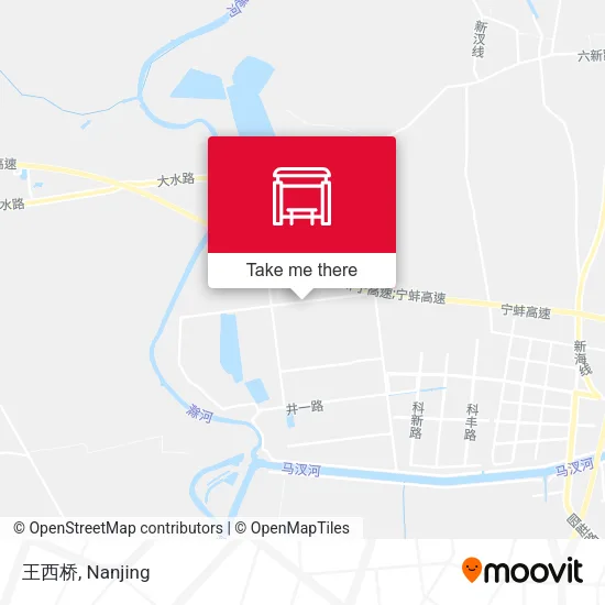 王西桥 map
