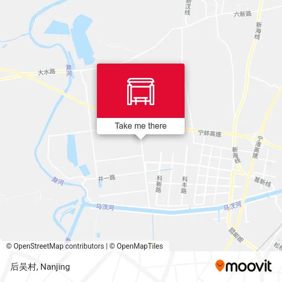 后吴村 map