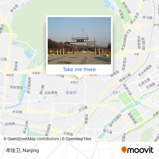 孝陵卫 map