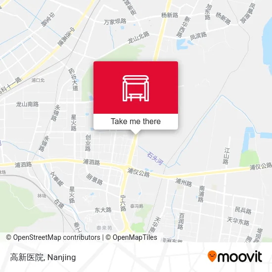 高新医院 map