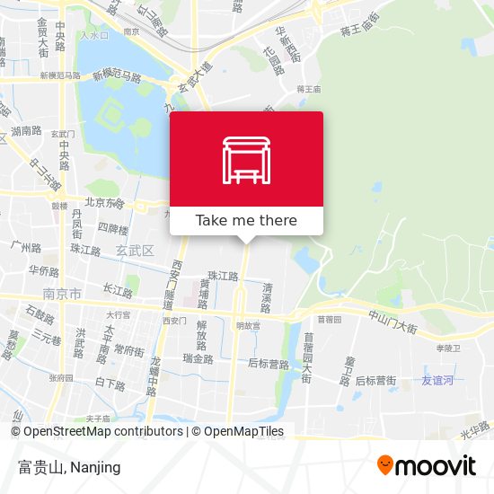 富贵山 map
