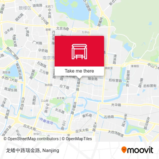 龙蟠中路瑞金路 map
