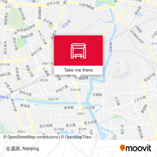 金盛路 map